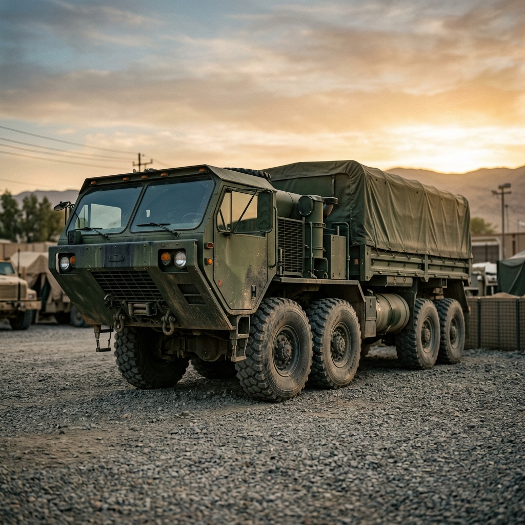 HEMTT military vehicle